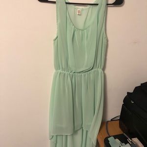 Mint green dress